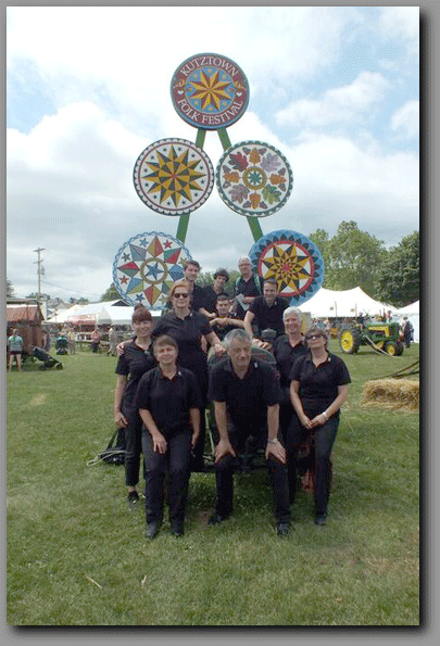 Kutztown hoch im Gr�nen